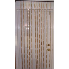 9&apos; VINTAGE BAMBOO COWRIE SEASHELL CURTAIN ROOM DIVIDER DOORWAY   202402791448